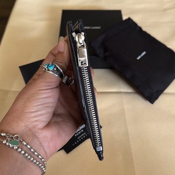 Saint Laurent Fragments Cardholder Black - Picture 5 of 15